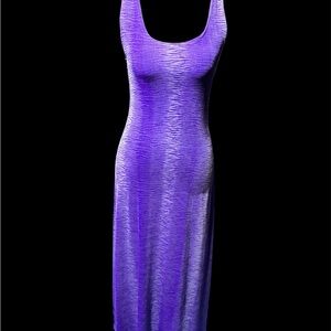 💜 Stunning Vintage Purple Dress – Size M, Perfect Condition! 💜